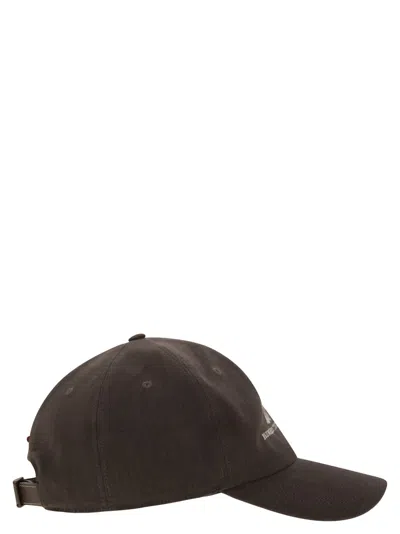 Brunello Cucinelli Logo-embroidered Linen Baseball Cap