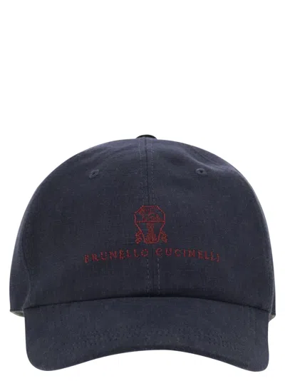 Brunello Cucinelli Logo Embroidered Baseball Cap