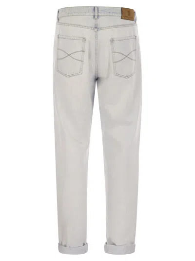 Brunello Cucinelli Men's Five-pocket Iconic Fit Denim Trousers