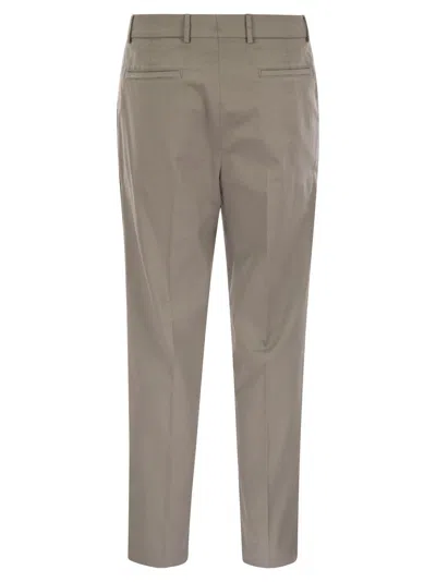 Brunello Cucinelli Men's Garment-dyed Leisure Fit Trousers