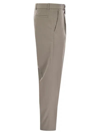 Brunello Cucinelli Men's Garment-dyed Leisure Fit Trousers