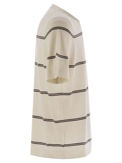 Brunello Cucinelli Striped Crewneck T-shirt