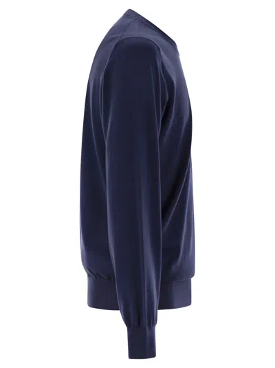 Brunello Cucinelli Men Maglia G/c Galassia/grigio Scuro In Blue
