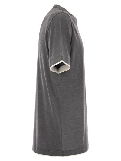 Brunello Cucinelli Layered-effect Cotton T-shirt