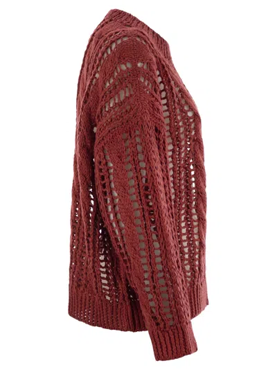 Brunello Cucinelli Round Neck Long Sleeve Knitted Sweater