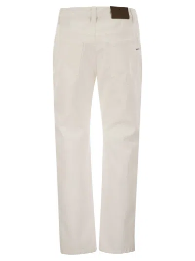 Brunello Cucinelli Women Cotton 5-pocket Trousers In Multi