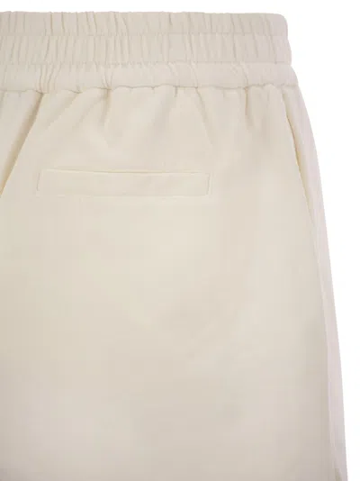 Brunello Cucinelli Sweatshirt Shorts Bermuda And Short In Neutral