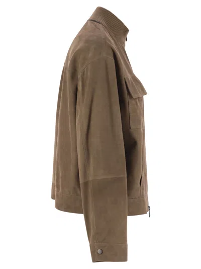 Brunello Cucinelli Women's Couture Suede Outerwear With Jewellery