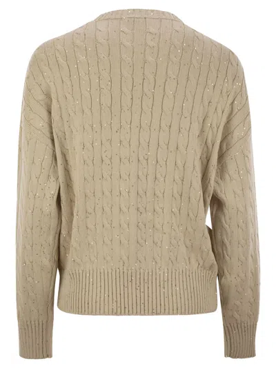 Brunello Cucinelli Dazzling Cables Cotton Jersey