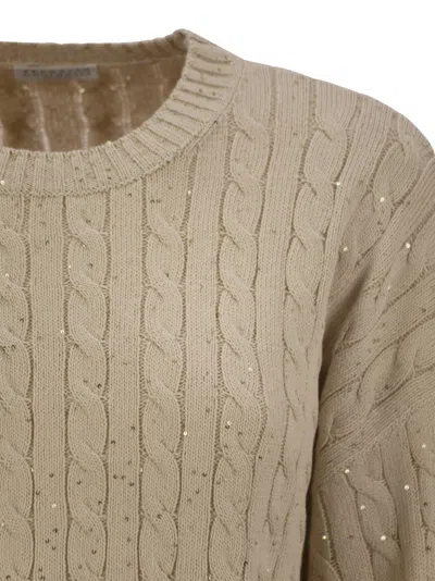 Brunello Cucinelli Dazzling Cables Cotton Jersey