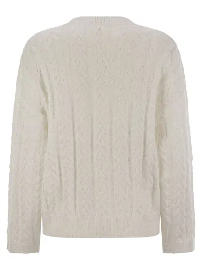 Brunello Cucinelli Women Dazzling Double Cable Cotton Jersey