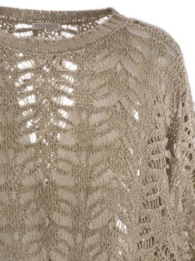 Brunello Cucinelli Perforated Oversized Sweater