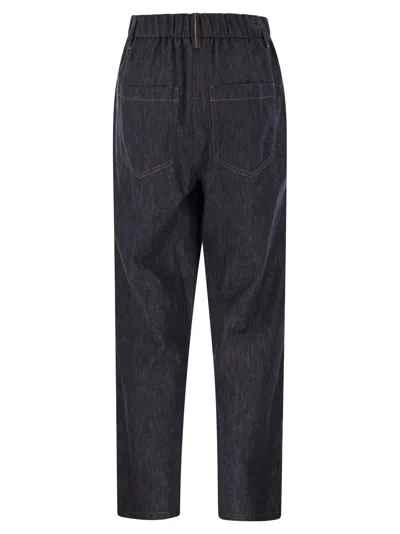 Brunello Cucinelli Women's Lightweight Denim Five-pocket Trousers