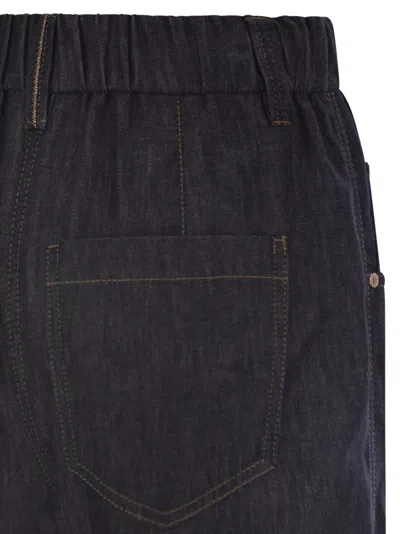 Brunello Cucinelli Women's Lightweight Denim Five-pocket Trousers