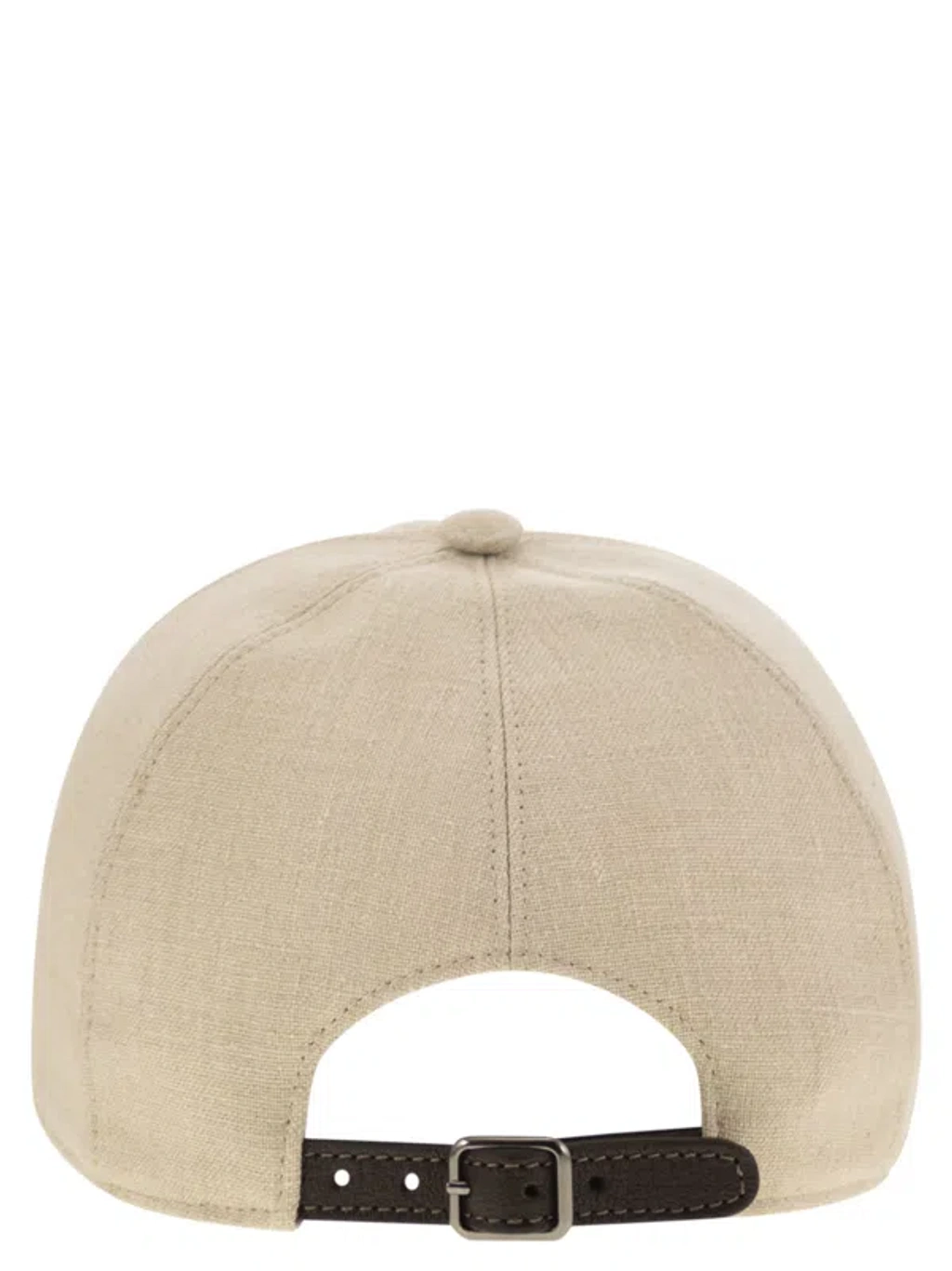 ハット BRUNELLO CUCINELLI 'Shiny Band' cap Beige Beige linen Shiny Band baseball cap – Daniello.com