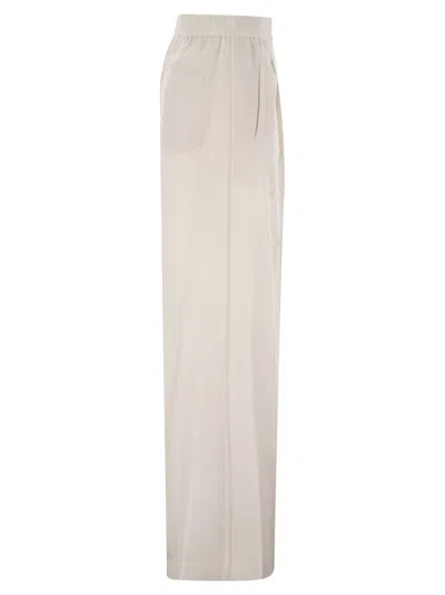 Brunello Cucinelli Loose Fit Cotton Trousers