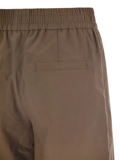 Brunello Cucinelli Loose Fit Cotton Trousers