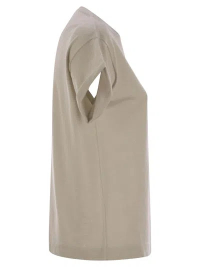 Brunello Cucinelli Cashmere Pullover Woman Sweater Beige Size L Cashmere