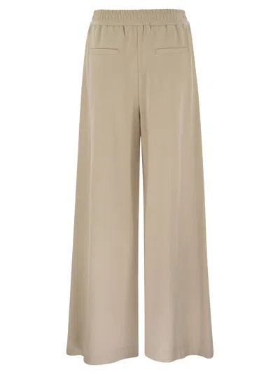Brunello Cucinelli Track Trousers In Cotton Fleece Smooth