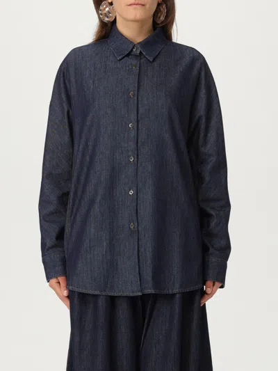 Dries Van Noten Denim Shirt In Blue