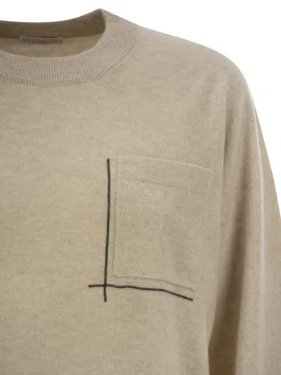 Brunello Cucinelli Silk And Wool Blended Sweater