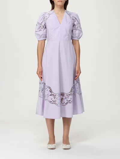 Twinset Openwork Midi Dress