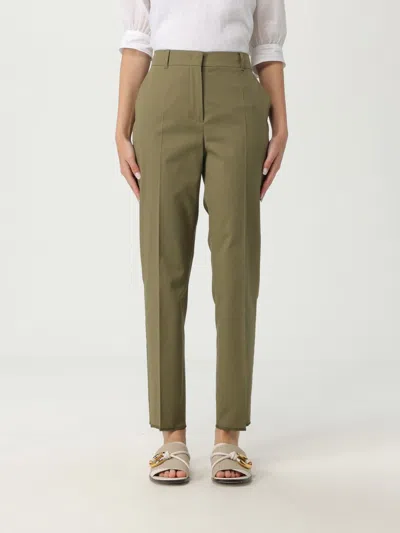 Max Mara Studio Pants Woman Kaki