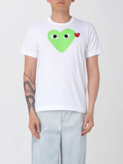 Comme Des Garçons Play Pattern Printed Short-sleeved T-shirt