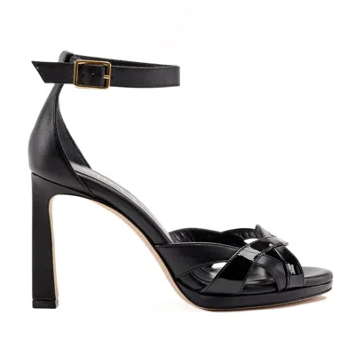 Elizee Women's Rhea Sandal Black Platform High Heels