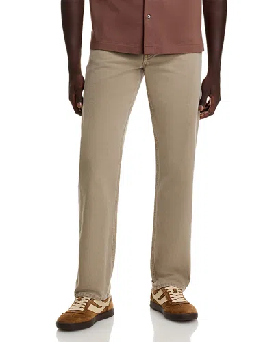Frame Straight Fit Jeans In Vintage Khaki