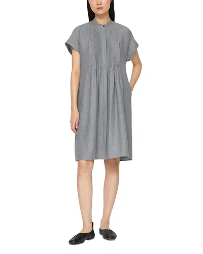 Lafayette 148 Ny Petite Organic Linen Short Sleeve Shift Dress