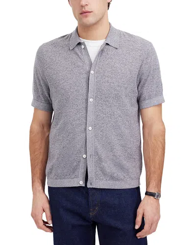 Madewell Marled Cotton Button-up Sweater Polo