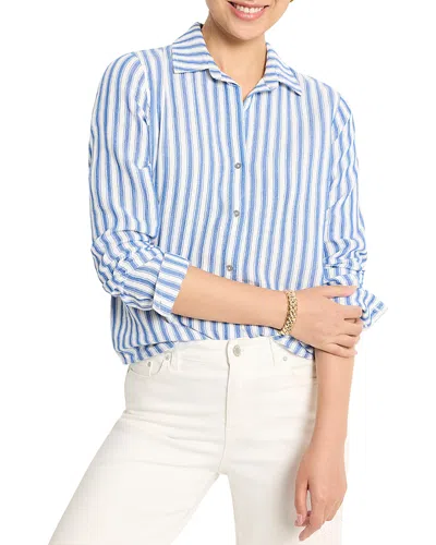 Shop Nic + Zoe Nic+zoe Double Gauze Striped Shirt