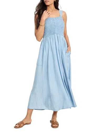 Nic + Zoe Nic+zoe Sarah Smocked Chambray Sundress