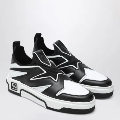 Christian Louboutin Astroflash Leather And Textile Sneakers