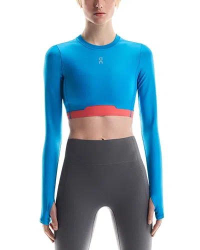 On Train Lg Sleeve Crop Top