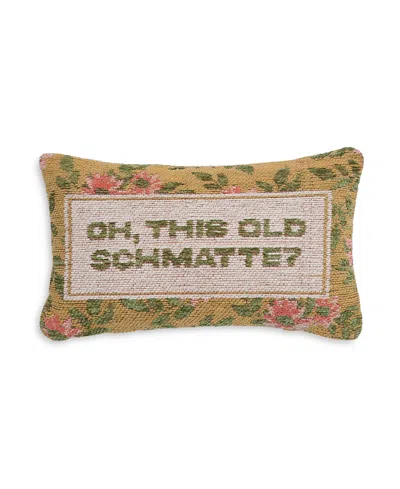 Tov Furniture Oh, This Old Schmatte Jacquard Cotton Accent Pillow