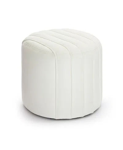 Tov Furniture Pouch Chenille Ottoman