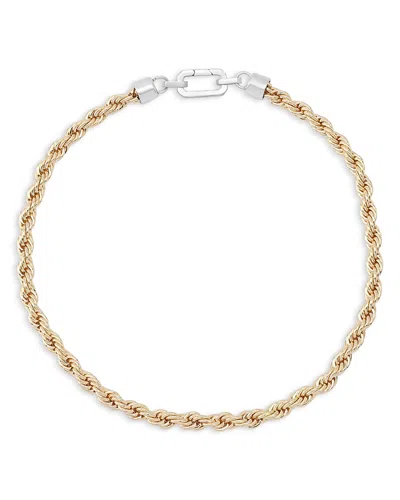 Allsaints Two-tone Rope Chain Necklace