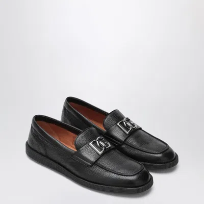 Dolce & Gabbana Leather Moccasin From The New Florio Line