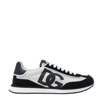 Dolce & Gabbana Mixed-material Dg Cushion Sneakers