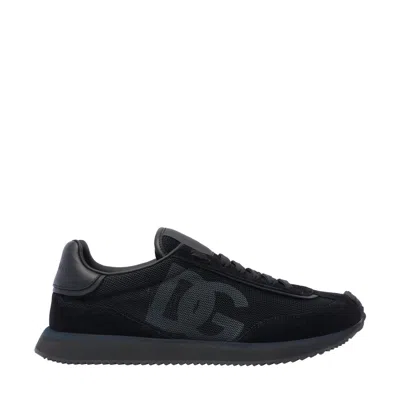 Dolce & Gabbana Low Top Sneakers Featuring Suede Accents