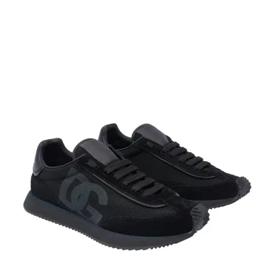 Dolce & Gabbana Low Top Sneakers Featuring Suede Accents