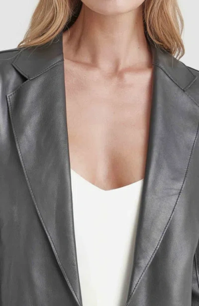 Velez Leather Astromelia Blazer For Women With A Straight Silhouette