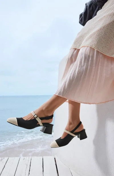 Vivaia Almond-toe Slingback Mary-jane Sandals