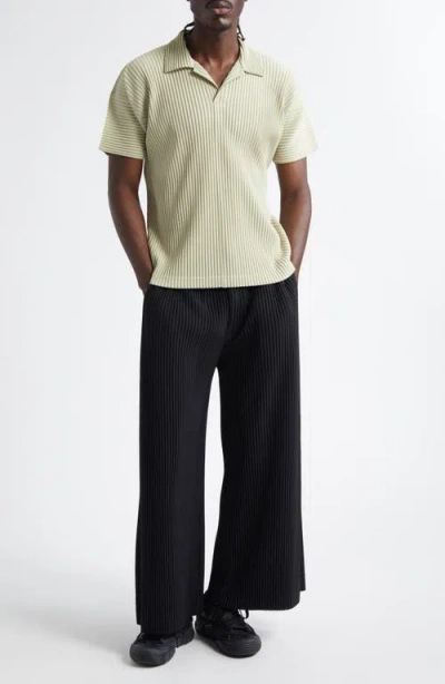 Issey Miyake Homme Plissé  Monthly Colors May Pleated Polo