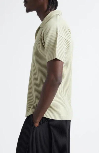 Issey Miyake Homme Plissé  Monthly Colors May Pleated Polo