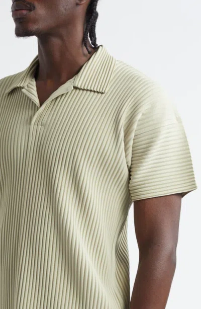Shop Issey Miyake Homme Plissé  Monthly Colors May Pleated Polo