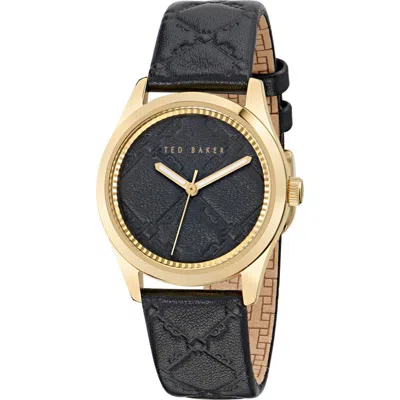 Ted Baker Coolly Leather Strap Watch, 34mm