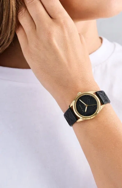 Ted Baker Coolly Leather Strap Watch, 34mm